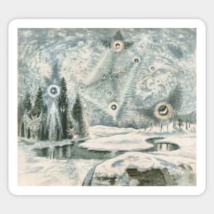 charles e burchfield orion in winter 1962 - Charles Burchfield Sticker